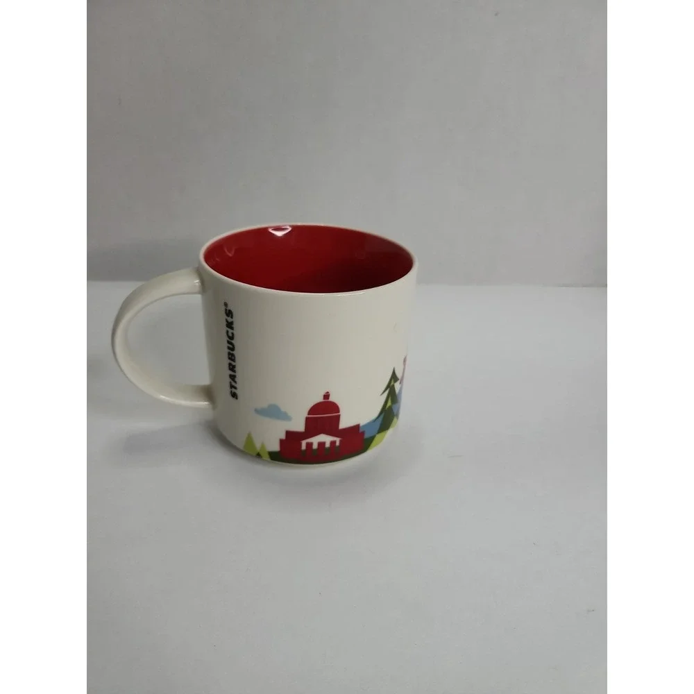 Starbucks Mug Washington YOU ARE HERE Retired Series Collection Coffee Red Cup